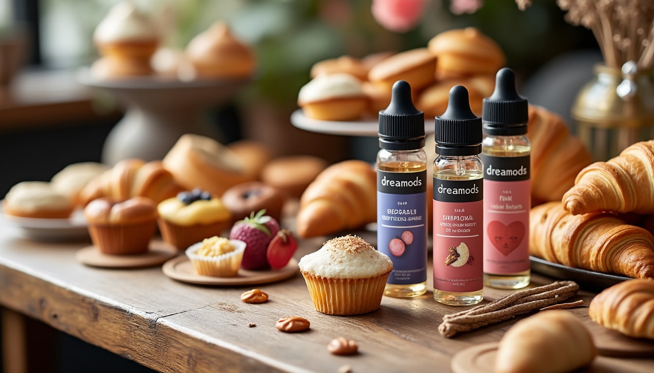 découvrez les créations irrésistibles de dreamods, la marque italienne d’e-liquides gourmands. savourez des recettes uniques et savoureuses qui raviront tous les passionnés de vape.